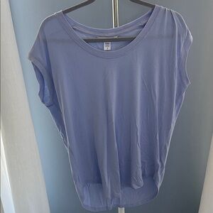 Athleta Light Blue Short Sleeve Tee